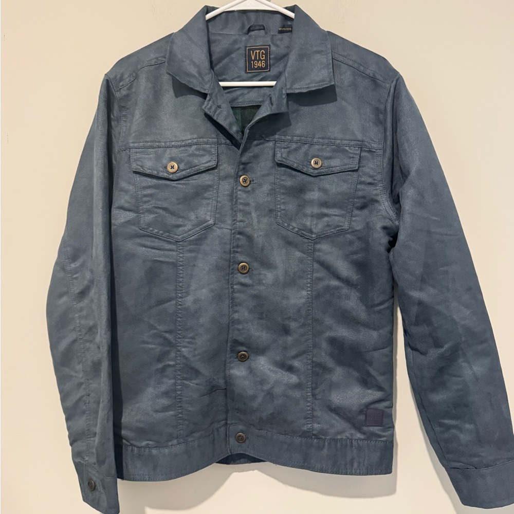 Vintage 1946 Slate Blue Shirt Jacket